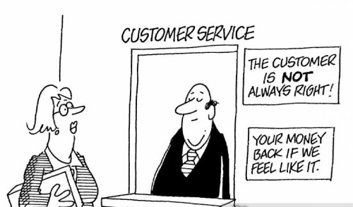 Good customer service.